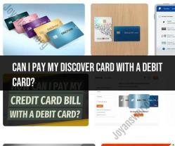 Paying Your Discover Card with a Debit Card: Payment Options