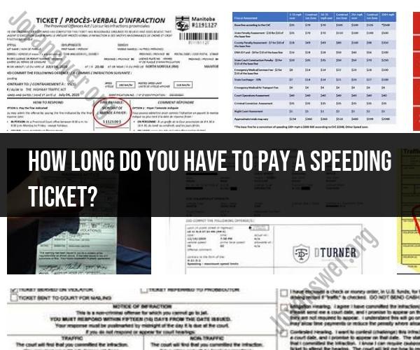 Payment Deadline for Speeding Tickets: What You Should Know