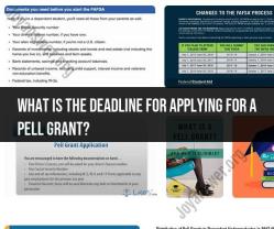 Pell Grant Application Deadline: Financial Aid Timing