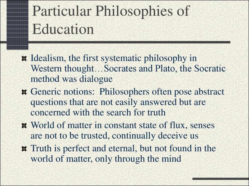 Philosophy of Education: Foundational Principles