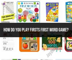 Playing Firsts First Word Game: Rules and Enjoyment