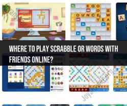 Playing Scrabble and Words with Friends Online: Where to Go