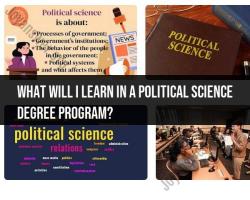 Political Science Degree Program: Key Areas of Study