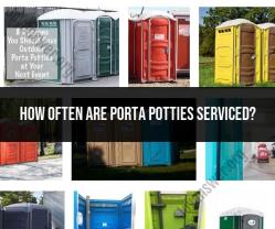 Porta Potty Service Frequency: Maintenance Schedule
