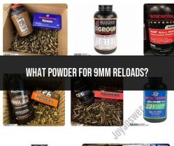 Powder Selection for 9mm Reloads: Key Considerations