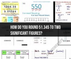 Precision in Numbers: Rounding 51.345 to Two Significant Figures