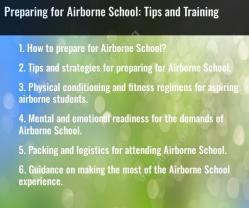 Preparing for Airborne School: Tips and Training