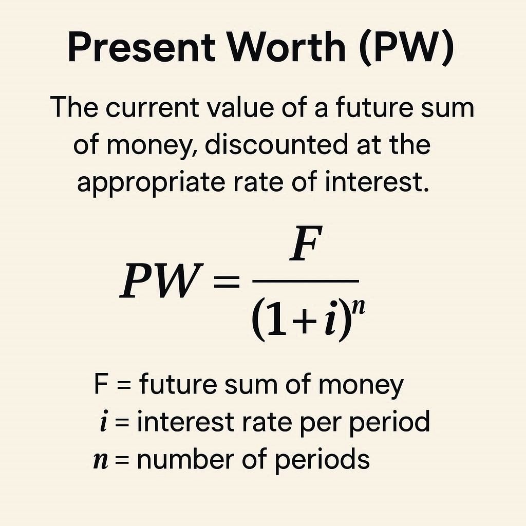 Present Worth Formula in Economics: Definition and Calculation