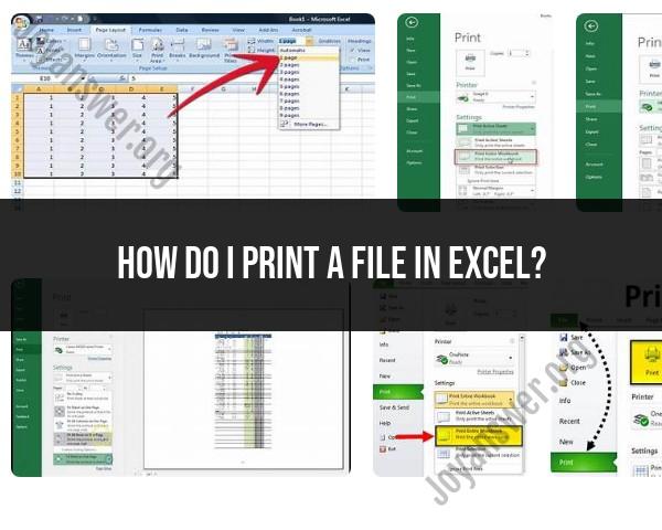 Printing a File in Excel: Step-by-Step Guide
