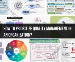 Prioritizing Quality Management in an Organization: Strategies