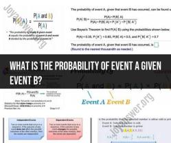 Probability of A Given B: Exploring Conditional Probability
