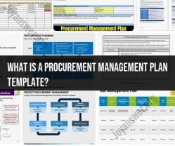 Procurement Management Plan Template: Project Essentials
