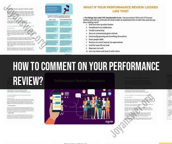 Providing Feedback on Your Performance Review