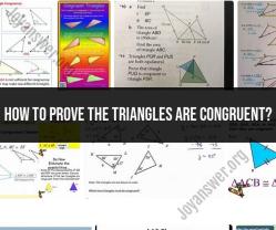 Proving Triangle Congruence: Methods and Techniques