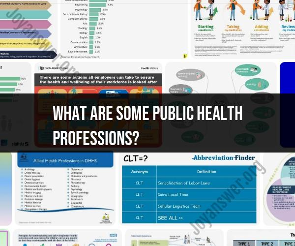 Public Health Professions: Careers in Health and Wellness