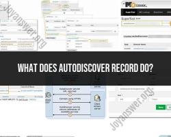 Purpose of Autodiscover Records
