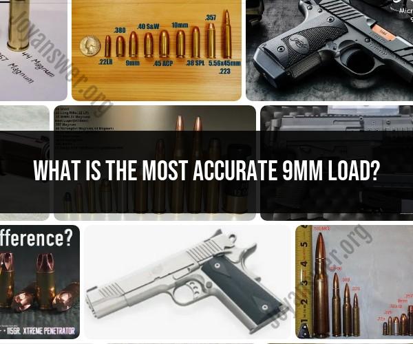 Pursuing Accuracy: Finding the Most Accurate 9mm Load