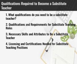 Qualifications Required to Become a Substitute Teacher
