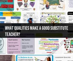 Qualities of an Effective Substitute Teacher: Key Attributes