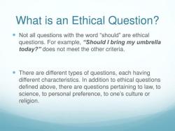 Questions About Ethics: Exploring Ethical Inquiry