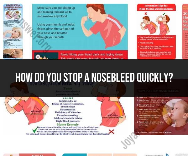 Quick Tips to Stop a Nosebleed: First Aid Techniques