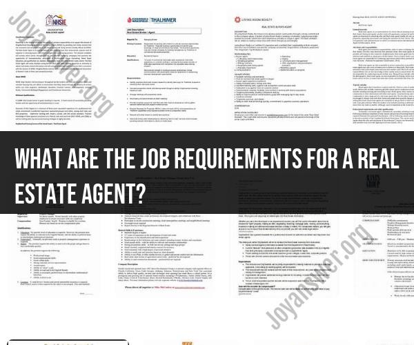 Real Estate Agent Requirements: What it Takes to Succeed