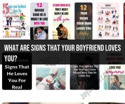 Recognizing Signs of Love from Your Boyfriend