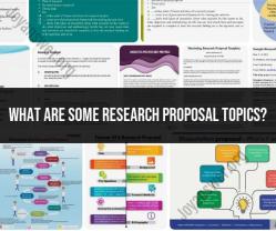 Research Proposal Topics: Inspiring Ideas for Your Study