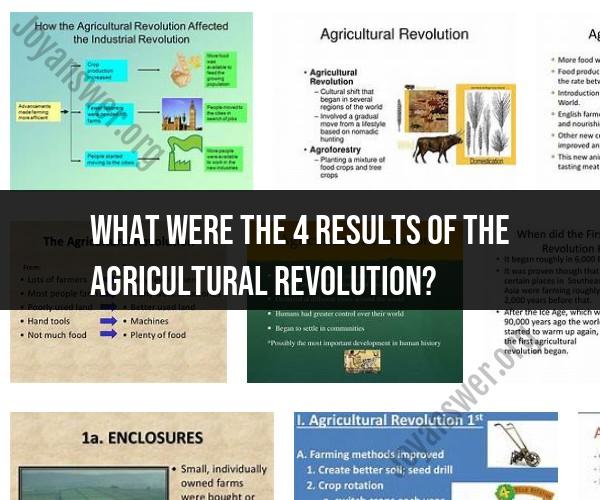 Results of the Agricultural Revolution: Transforming Society