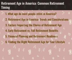 Retirement Age in America: Common Retirement Timing
