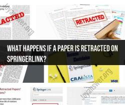 Retracted Paper on SpringerLink: Implications and Handling