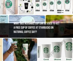 Reusable Cup Size for Free Coffee at Starbucks on National Coffee Day
