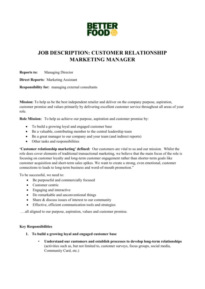 Role Overview: Relationship Manager Job Description