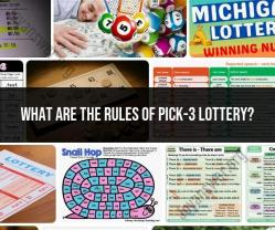 Rules of the Pick-3 Lottery: Game Guidelines