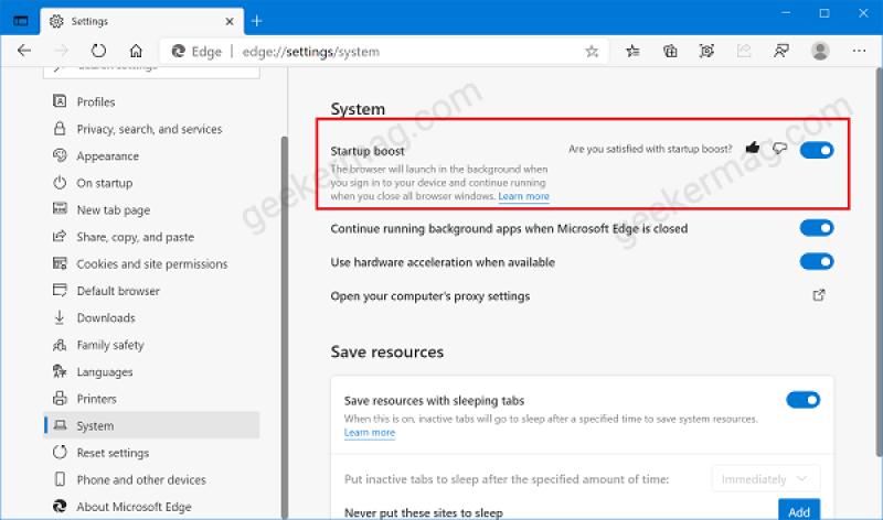 Running Microsoft Edge at Startup: Automatic Launch Settings