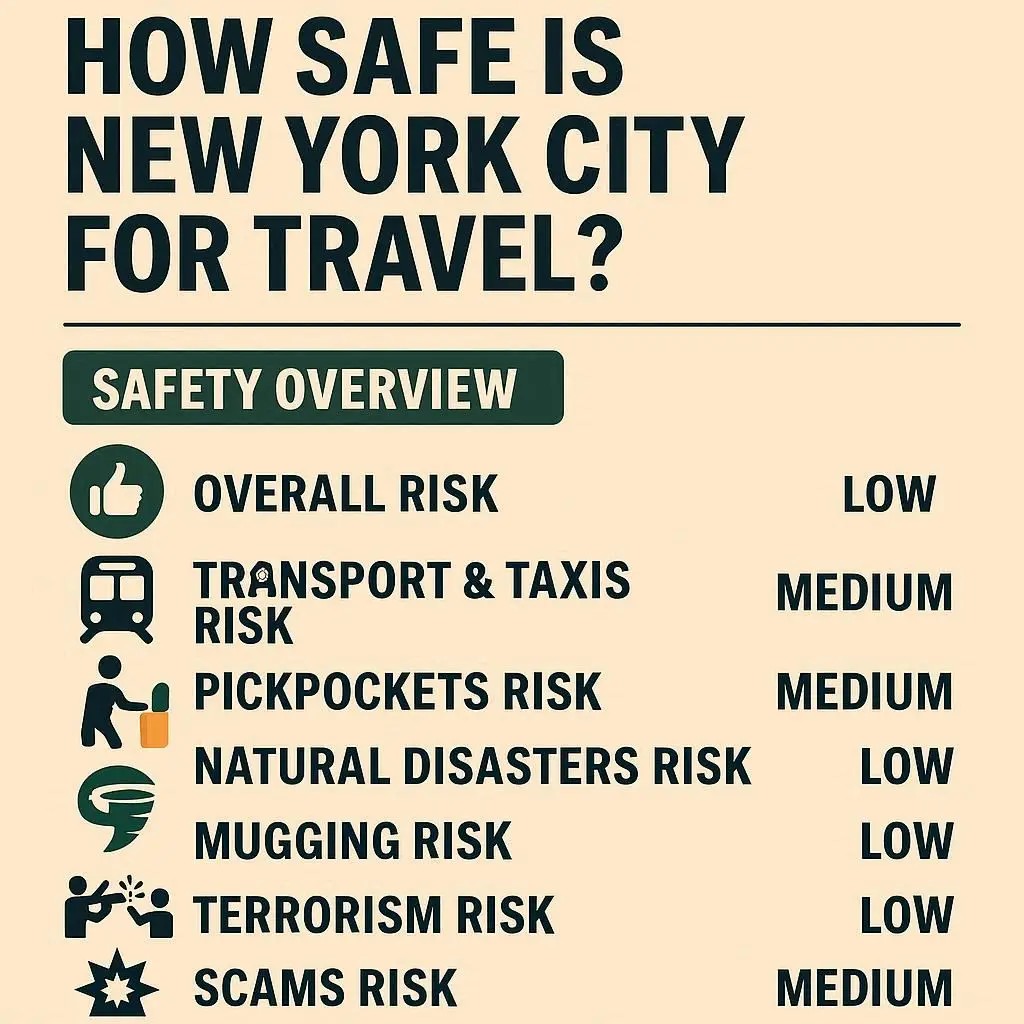 Safety Overview of New York City for Travelers