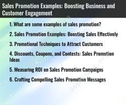 Sales Promotion Examples: Boosting Business and Customer Engagement