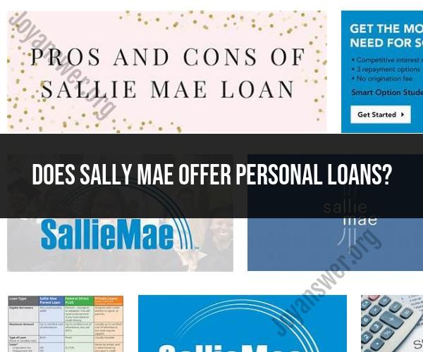 Sally Mae Personal Loans: Understanding Your Options