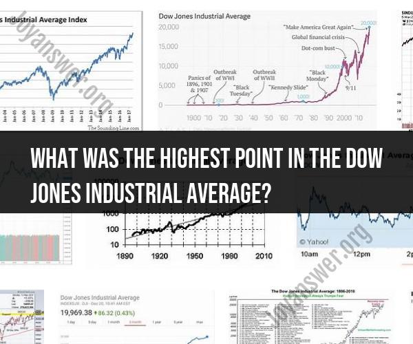 Scaling Heights: The Pinnacle of the Dow Jones Industrial Average