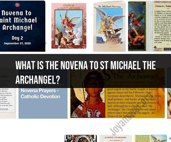 Seeking Protection and Blessings: The Novena to St. Michael the Archangel