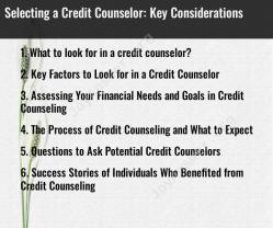 Selecting a Credit Counselor: Key Considerations
