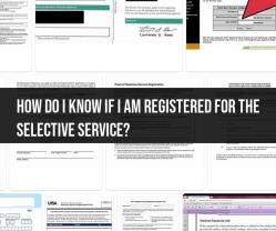 Selective Service Registration: Knowing Your Obligations