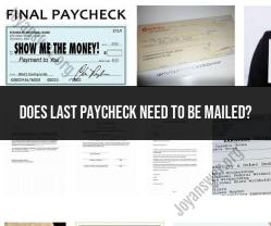 Sending the Last Paycheck: Mailing and Delivery Options