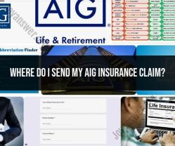 Sending Your AIG Insurance Claim: Contact Information