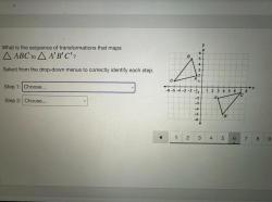 Sequence of Transformations Mapping ABC onto DEF: Geometric Operations