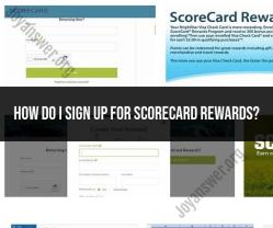 Signing Up for Scorecard Rewards: Your Gateway to Rewards