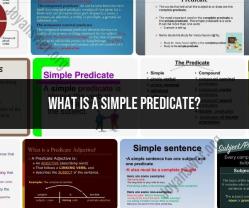 Simple Predicate: Understanding Sentence Structure