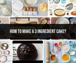 Simplicity in the Kitchen: The 3-Ingredient Cake Recipe