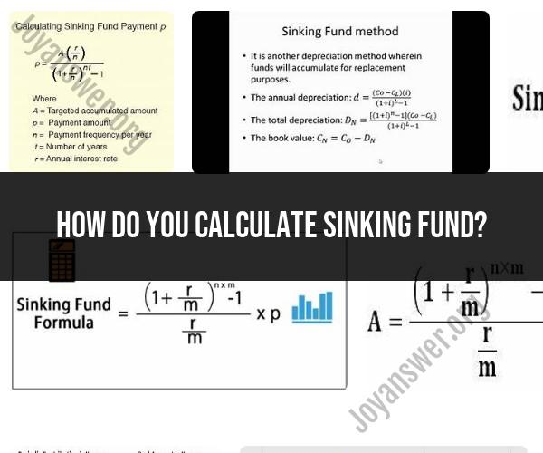 Sinking Fund Calculation: Financial Planning Tool