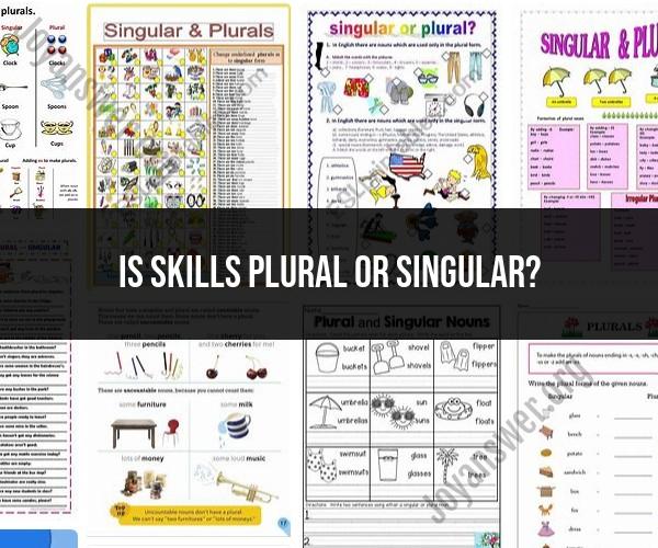 "Skills": Is It Plural or Singular?